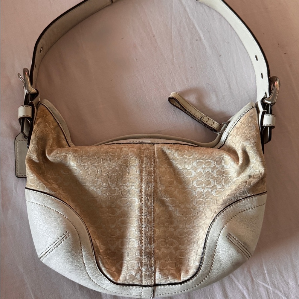Coach Cream Shoulder Soho Bag